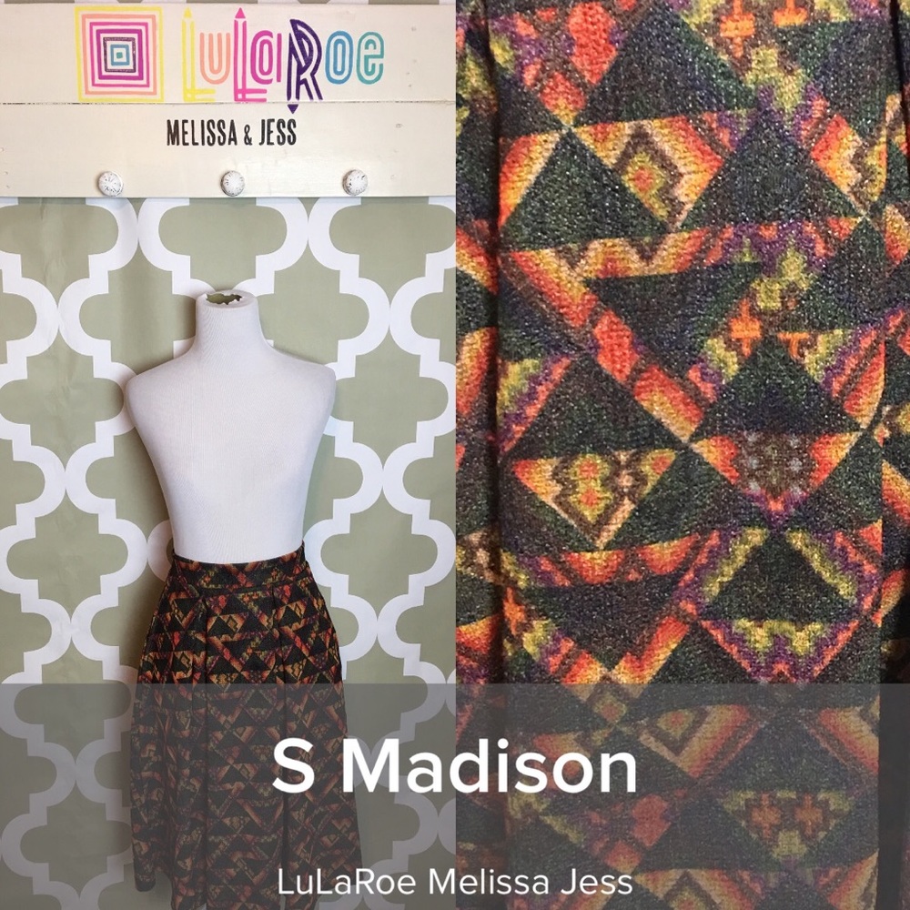 LuLaRoe Madison skirt, size small